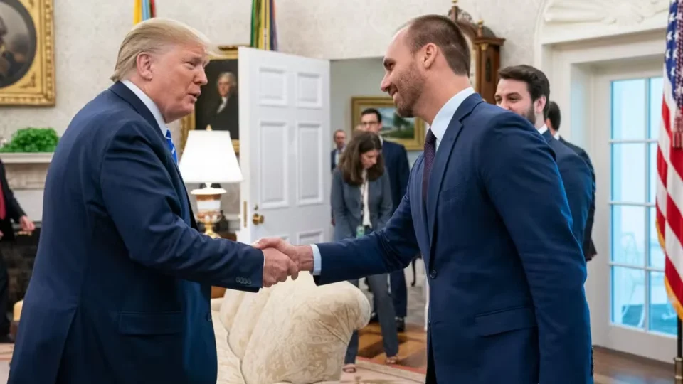 Governo Trump concede green card a Eduardo Bolsonaro, diz coluna