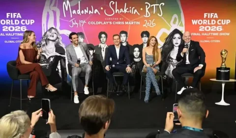 Madonna, Shakira, BTS e Justin Bieber transformam a final do Mundial em um espetáculo histórico.