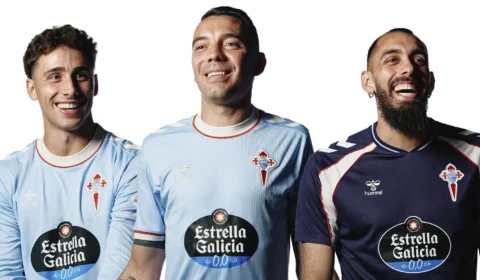 Celta de Vigo inicia a temporada com nova identidade; confira as novas camisas