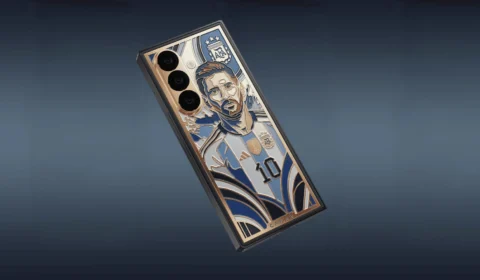 Messi vira inspiração para celular de luxo de mais de R$ 60 mil