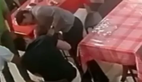 Bombeiro de folga salva criança engasgada durante almoço em restaurante