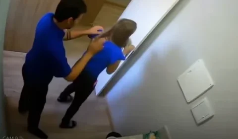 Funcionária se engasga com bolo no trabalho e atitude de gerente choca a internet; veja o vídeo