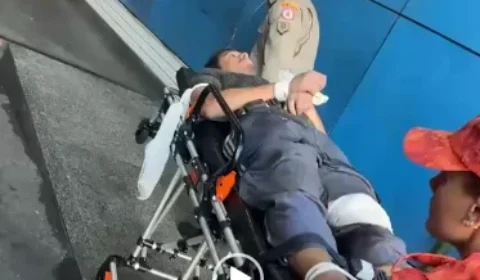 Homem em surto invade clínica no Campinho com faca e cassetete; policial atira para contê-lo