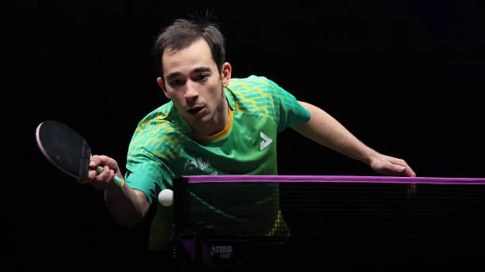 Hugo Calderano vence sul-coreano e garante vaga na semifinal do WTT Star Contender