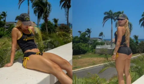 Virginia abre álbum de fotos na Jamaica e impressiona fãs com shape durante viagem