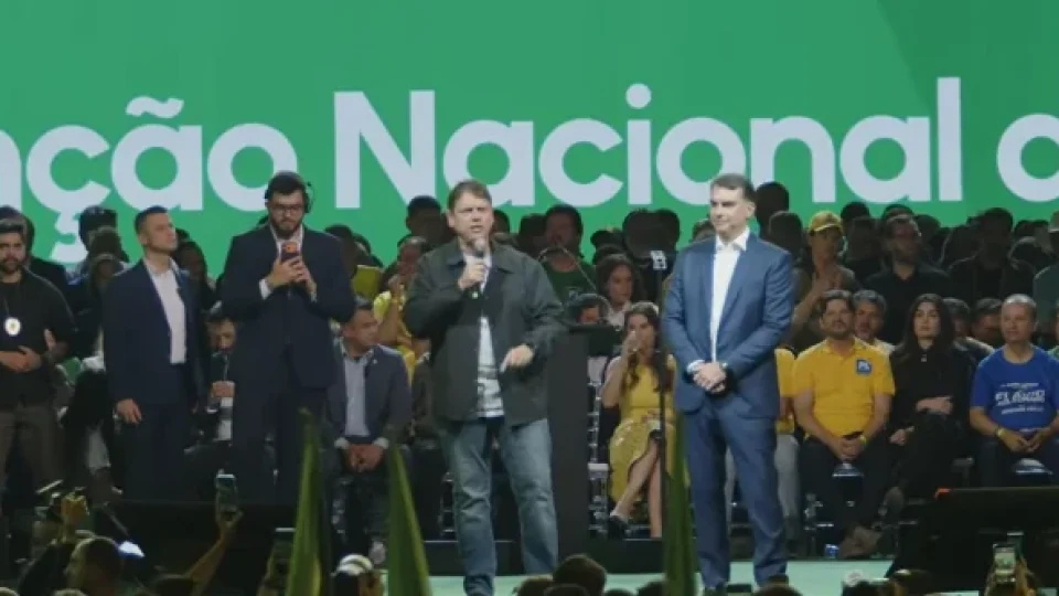 “São Paulo prospera porque o PT nunca governou o estado”, declara Tarcísio durante convenção do PL