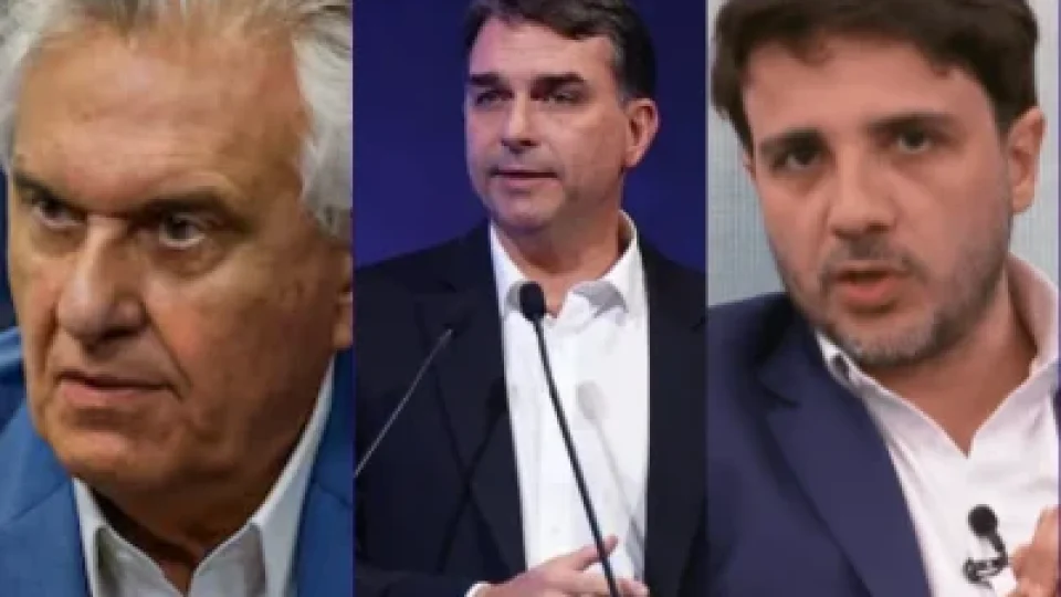 Flávio Bolsonaro vira alvo de Caiado e Renan Santos após reunião com embaixadores: “Vergonha internacional”