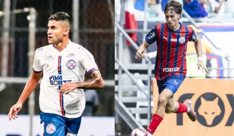 Bahia x Chapecoense: Tricolor faz 2 a 0 no primeiro tempo com gols de Rodrigo Nestor e Román Gómez