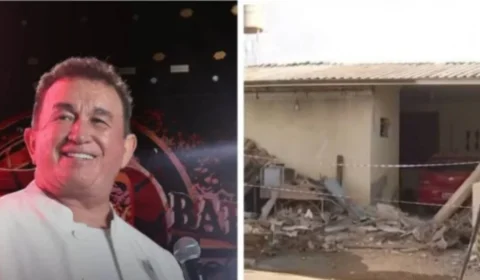 Caminhão de Amado Batista invade casas e barbearia em Goiânia