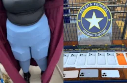 Mulher esconde iPhones sob vestido para tentar cruzar fronteira, mas detalhe chama atenção durante fiscalização