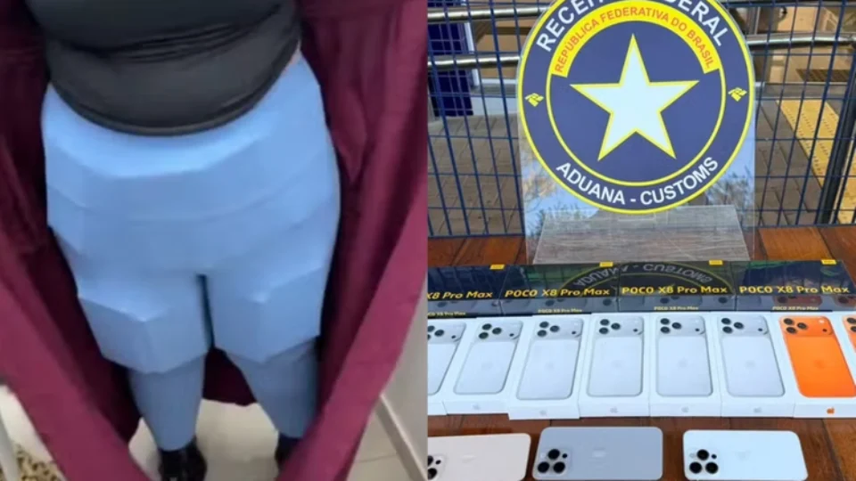 Mulher esconde iPhones sob vestido para tentar cruzar fronteira, mas detalhe chama atenção durante fiscalização