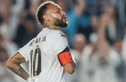 Neymar marca dois, mas Santos empata e sofre pressão na Vila