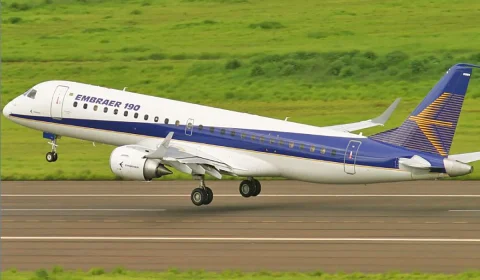 Primeiro Embraer E190 vira peça de coleção após destino inusitado nos EUA