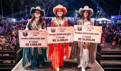 Primeira Rainha da ExpoCoari é eleita em noite histórica da maior feira agropecuária do Médio Solimões