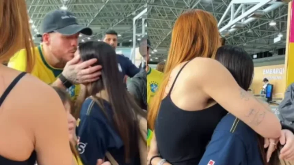 Ferrugem e Thaís se despedem de filha de 15 anos; confira os bastidores emocionantes da partida