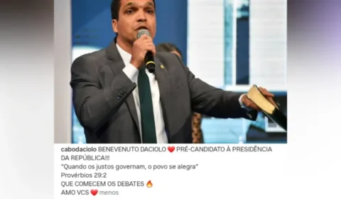 Cabo Daciolo desmente o próprio partido e reafirma pré-candidatura à Presidência