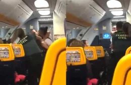 Mulher conta como segurou o marido pelas pernas após passageiro ser parcialmente sugado para fora de avião