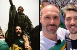 Eduardo e Jair Renan reagem a ataque de Zé Trovão a Bolsonaro