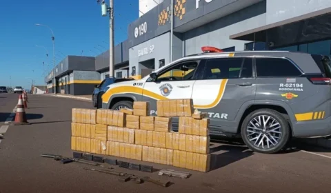 Mulher é presa com 158 kg de pasta base de cocaína e fuzis na Rodovia Castelo Branco, no interior de SP