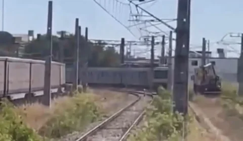 Susto no metrô: composição da Linha 1 descarrila em dia expansão no sistema de BH