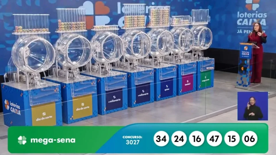 Mega-Sena acumula e próximo prêmio chega a R$ 38 milhões; confira as dezenas sorteadas