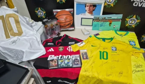 Polícia recupera coleção esportiva rara avaliada em R$ 450 mil no Rio de Janeiro