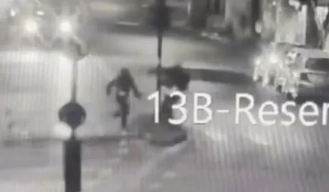 Pedrada na cabeça: vídeo registra ataque que deixou homem ferido em BH