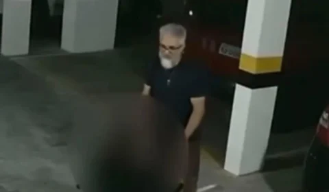 Vídeo mostra homem agredindo filho com deficiência dentro de condomínio no Bessa
