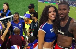Quem é a mulher abraçada por jogador de Cabo Verde após golaço? Cena viraliza na Copa