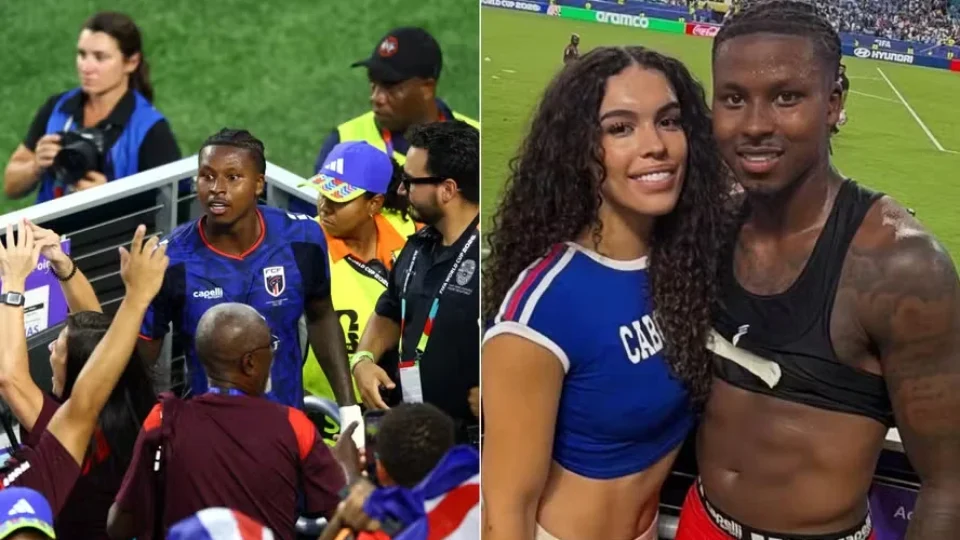 Quem é a mulher abraçada por jogador de Cabo Verde após golaço? Cena viraliza na Copa