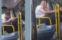 briga entre motorista e passageira dentro de ônibus no Rio; confusão termina com mordida