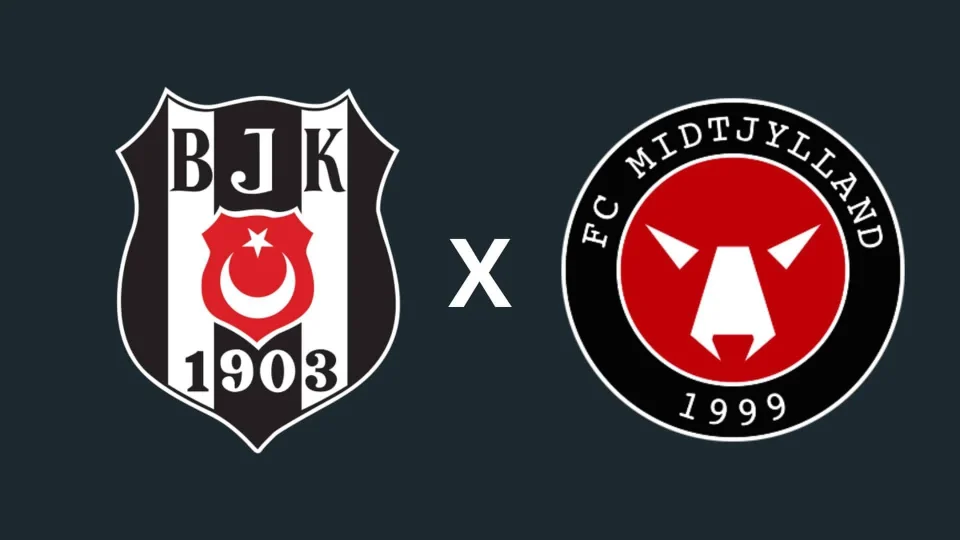Besiktas e Midtjylland duelam hoje por vaga na Liga Europa 2026/27