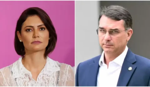 Flávio Bolsonaro nega participação em festas de Daniel Vorcaro e reage após publicação de Michelle Bolsonaro