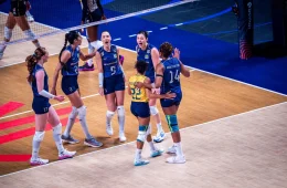 VNL Feminina 2026: Brasil vira e elimina Itália na semifinal em Macau