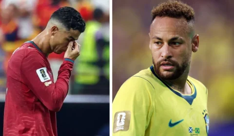 CR7, Neymar e mais brasileiros entram em lista das maiores decepções do Mundial de 2026