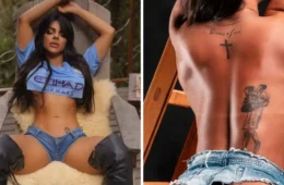 Brasileira promete nova tatuagem íntima para Messi e diz que “vai chocar o mundo”