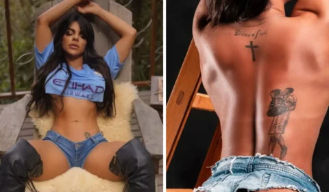 Brasileira promete nova tatuagem íntima para Messi e diz que “vai chocar o mundo”