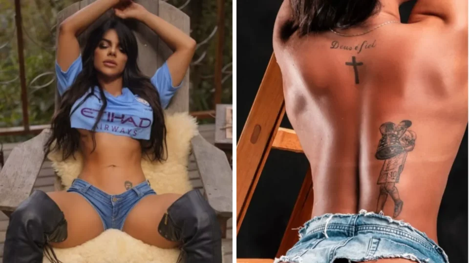 Brasileira promete nova tatuagem íntima para Messi e diz que “vai chocar o mundo”