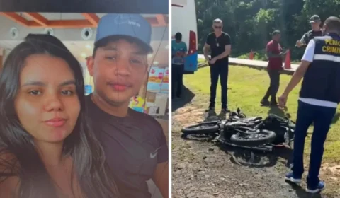 Casal sai de moto para café da manhã e morre em grave acidente na BR-174