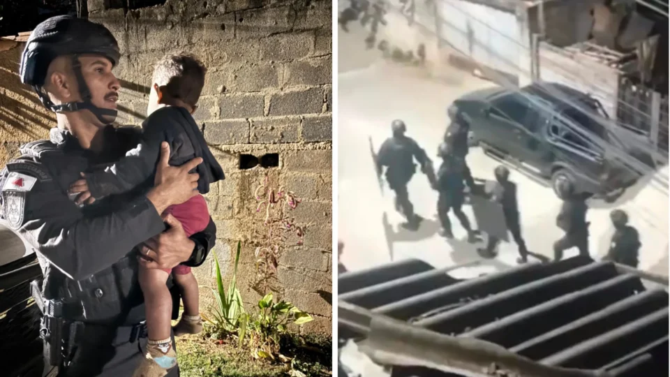 Cerco, negociação e tiros: novas imagens revelam ação do Bope em MG