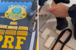 Homem transporta ouro escondido nos pés e acaba preso pela PRF