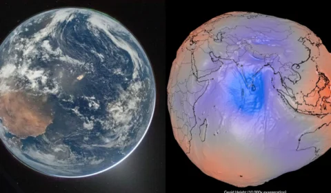 NASA revela o “formato invisível” da Terra em mapa 3D que muda a forma como vemos o planeta; veja as imagens