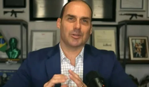 Eduardo Bolsonaro critica Michelle e diz que vídeo sobre Flávio foi “desnecessário” e demonstrou “imaturidade”