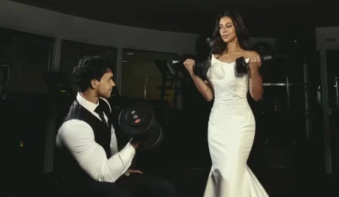 Filho de Carla Perez e Xanddy surpreende com pré-wedding em academia antes de casamento em ilha particular; veja as fotos