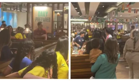 Homem saca arma em restaurante de shopping de São Paulo e provoca pânico durante transmissão de jogo da Seleção