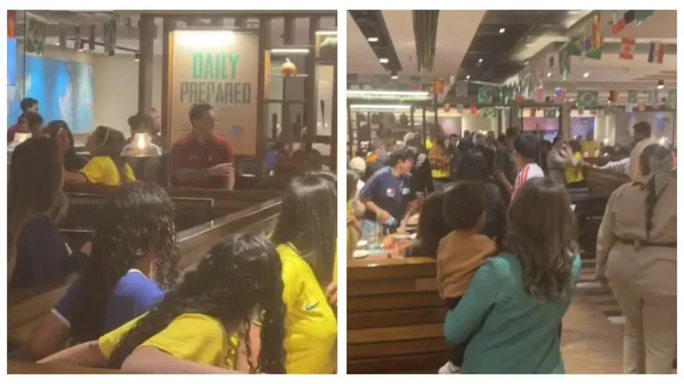 Homem saca arma em restaurante de shopping de São Paulo e provoca pânico durante transmissão de jogo da Seleção