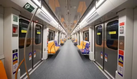 Linha 6-Laranja do metrô é aberta ao público com operação reduzida e obras em andamento
