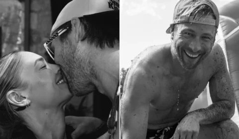 Glen Powell oficializa namoro com Michelle Randolph em post