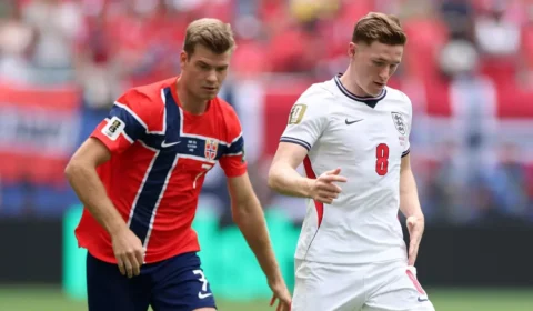 Noruega x Inglaterra vai para a prorrogação após empate emocionante em duelo de gigantes