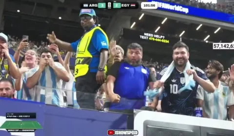 IShowSpeed sofre novo ataque racista durante jogo da Argentina; veja as imagens